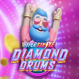 Official Slots logo: Hyper Strike Diamond Drums by Gameburger Studios at VooDoo Casino