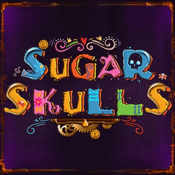 Logo of Sugar Skulls from Booming Games at VooDoo Casino